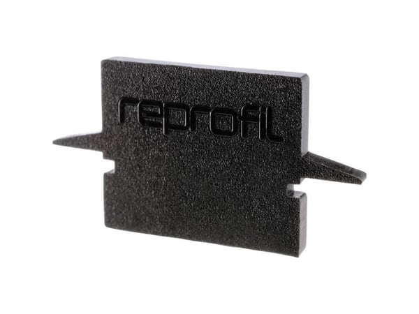 Deko Light 979122 endekapsel H-ET-01-08 sett 2 stk, svart profil-endekapsel plast (L x B x H) 23 x 6 x 12 mm 1 stk