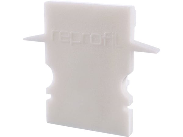 Deko Light 979140 endekappe H-ET-02-08 sett 2 stk, hvit profil-endekappe i plast (L x B x H) 23 x 6 x 20 mm 1 stk