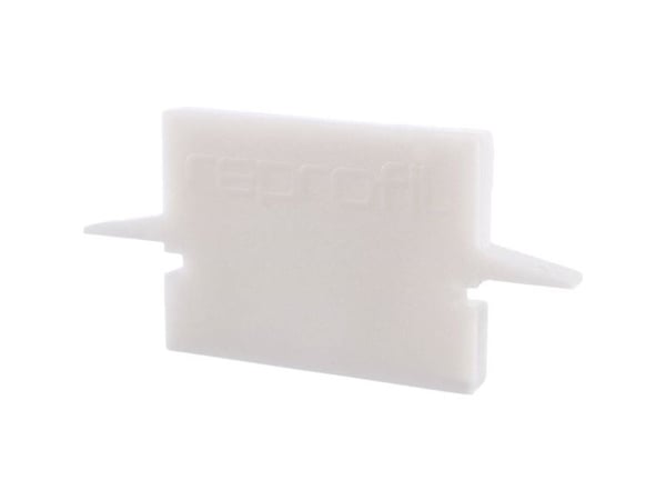 Deko Light 979040 endekappe H-ET-01-10 sett 2 stk hvit profil-endekappe plast 25 x 6 x 12 mm