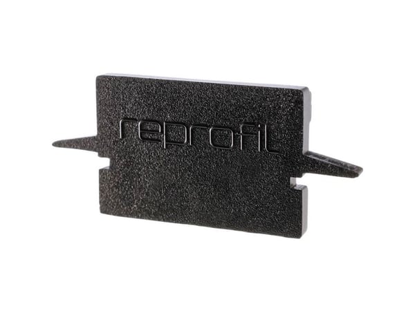 Deko Light 979052 endekappe H-ET-01-12 sett 2 stk, svart profil- endekappe i plast (L x B x H) 27 x 6 x 12 mm 1 stk