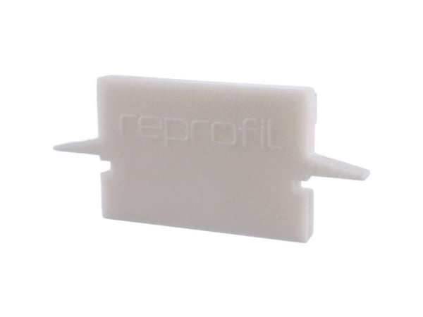Deko Light 979050 endekappe H-ET-01-12, sett 2 stk, hvit profilendekappe i plast (L x B x H) 27 x 6 x 12 mm - 1 stk