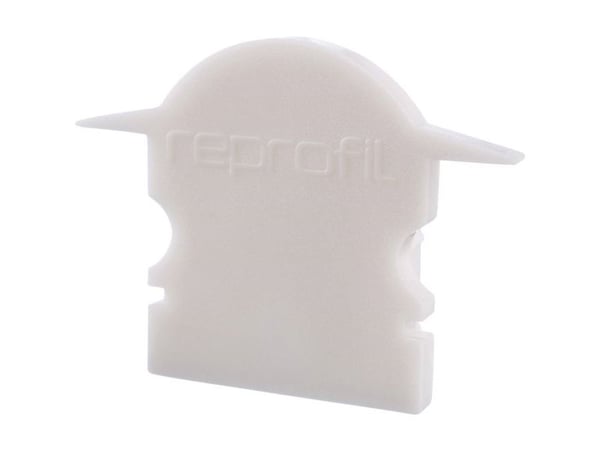 Deko Light 980060 Endestykke L-ET-02-10 sett 2 stk, hvit profilendekappe i plast (L x B x H) 25 x 6 x 19 mm