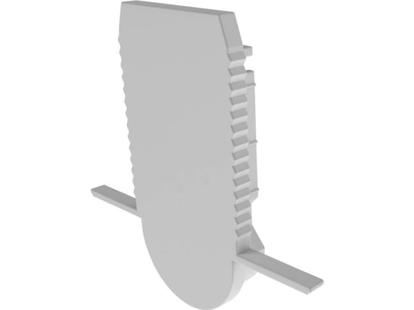 Deko Light 979700 endekapsel R-ET-03-10 sett 2 stk, hvit profil-endekapsel i plast (L x B) 37.5 x 25.5 mm 1 stk