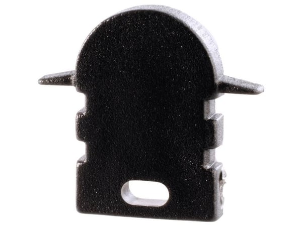 Deko Light 979692 endestykke R-ET-02-05 sett 2 stk svart profil endestykke i plast 1 stk