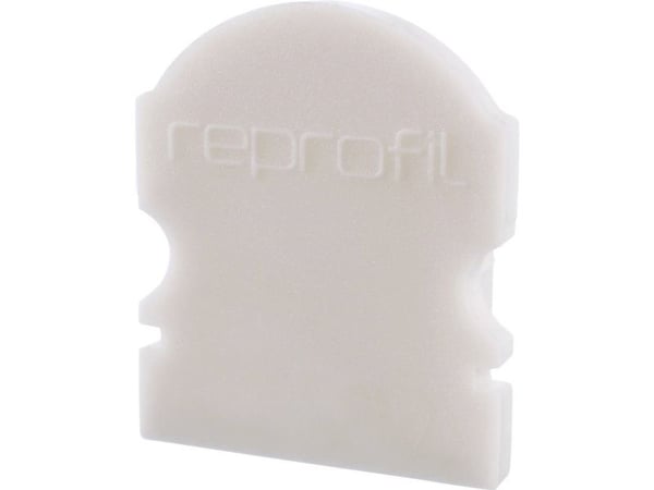 Deko Light 980010 endekappe L-AU-02-10 sett med 2 stk, hvit profil-endekappe i plast (L x B x H) 16 x 6 x 19 mm, 1 stk
