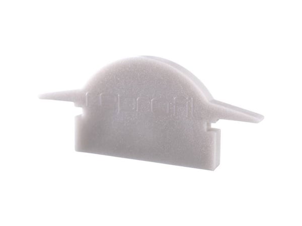 Deko Light 980041 endekappe L-ET-01-10 sett 2 stk, grå profil-endestykke i plast (L x B x H) 25 x 6 x 11 mm 1 stk