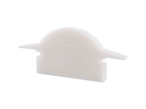 Deko Light 980040 endestykke L-ET-01-10 sett 2 stk, hvit, profil-endekappe i plast, 25 x 6 x 11 mm (252340084)