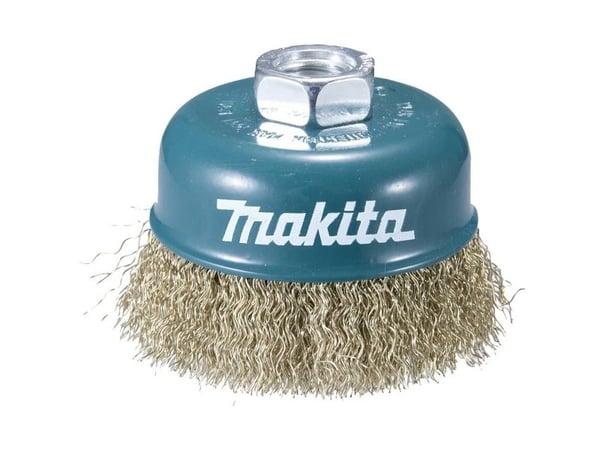 Makita - Trådkoppbørste - for tre, metall, maling, rust, weld edges - 75 mm