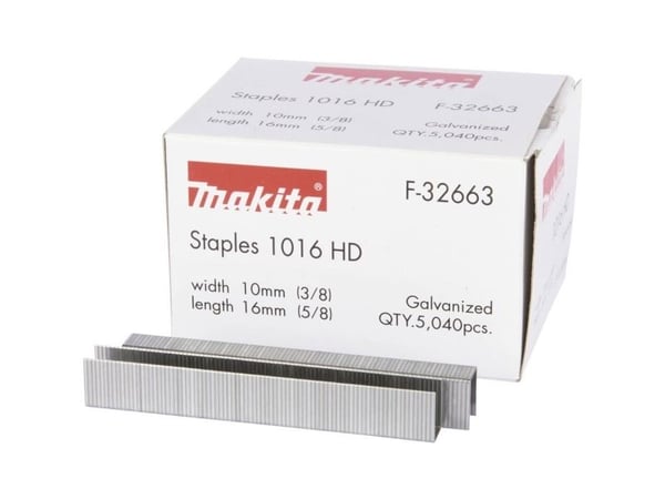 Makita 1016 HD - Staples - 5040 deler - lengde: 16 mm - bredde: 10 mm - for Makita DST221