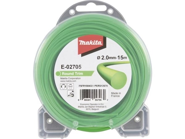 Makita - Gresstusserstreng - 2 mm - lengde: 15 m - for Makita UR180DZ