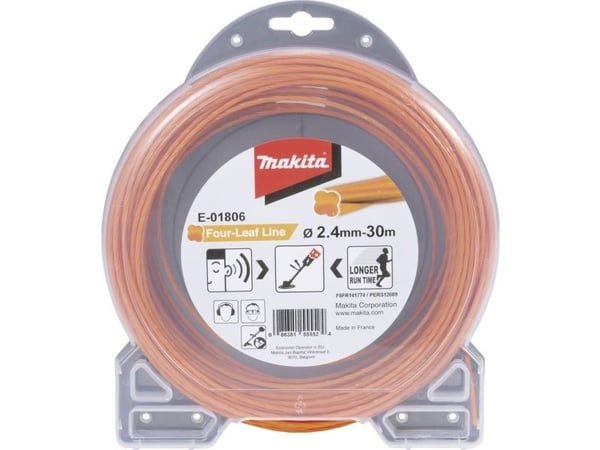 Makita E-01806, Raivaussahan siima, Oranssi, 30 m, 1 kpl