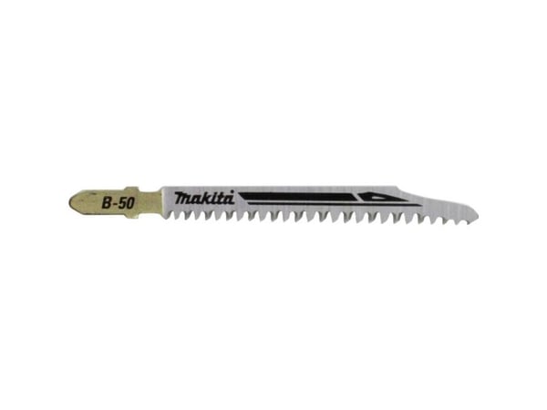 Makita B-50 - Sticksågblad - för trä, plast, spånskiva, bladmetall, plywood, veneer - 5 delar - längd: 100 mm - för Makita DJV182Z