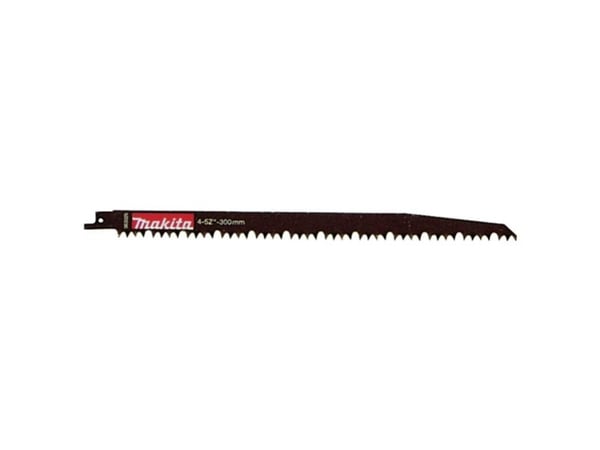 Makita - Blad till tigersåg - för trä, nyskuret trä, plywood, tree trunks, branches - 5 delar - längd: 300 mm - bredd: 19 mm - för Makita DJR186Z, ...