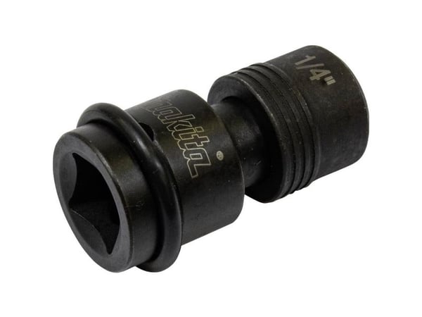 Makita - Bitadapter - 1/2" - sekspunkters - 1/4" - lengde: 51 mm - for Makita DTW1002, DTW181, DTW700, DTW701, TW141, TW161; CXT TW161