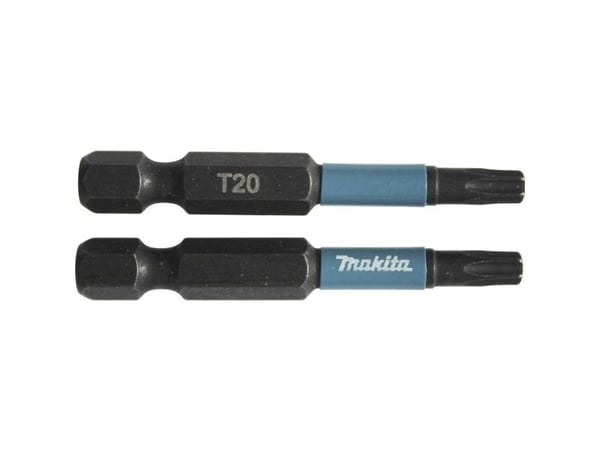 Makita Impact Black - Impact screwdriver bit - 2 deler - torx - T30 - heksagonal - lengde: 50 mm