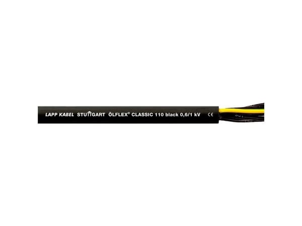 Lapp ÖLFLEX 1120342, 100 m, Kopper, Sort, PVC, 96 kg/km, 248 kg/km