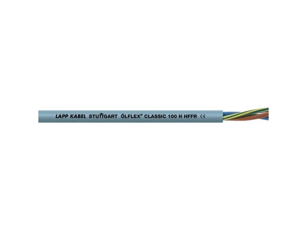 Lapp ÖLFLEX CLASSIC 100 H, 2,5 mm ², Svart, 48 kg/km, 133 kg/km, 4000 V, -40 - 80 ° C