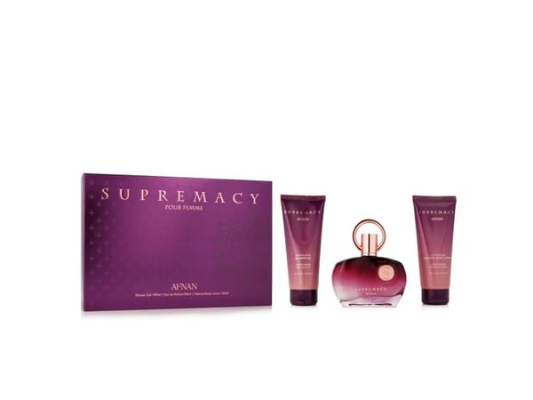 Afnan Supremacy Purple EDP 100 ml + SG 100 ml + BL 100 ml (woman)