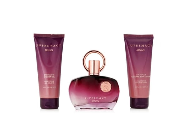 Afnan Supremacy Purple EDP 100 ml + SG 100 ml + BL 100 ml (woman)