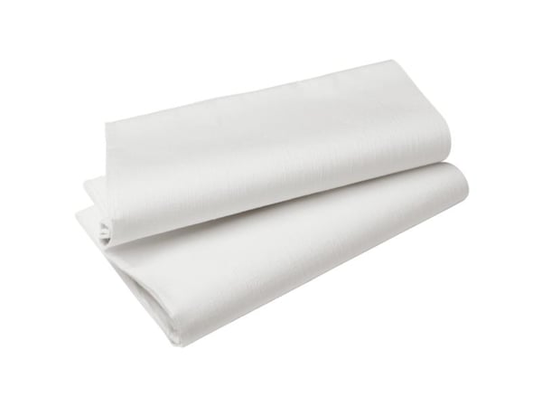 Dug Stikdug Evolin 127x127 cm Hvid,50 stk/krt