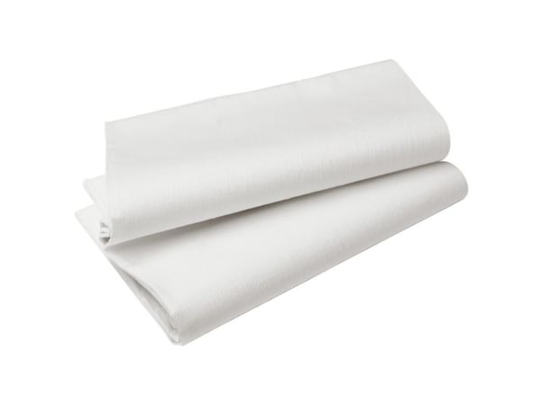 Dug Stikdug Evolin 127x127 cm Hvid,50 stk/krt