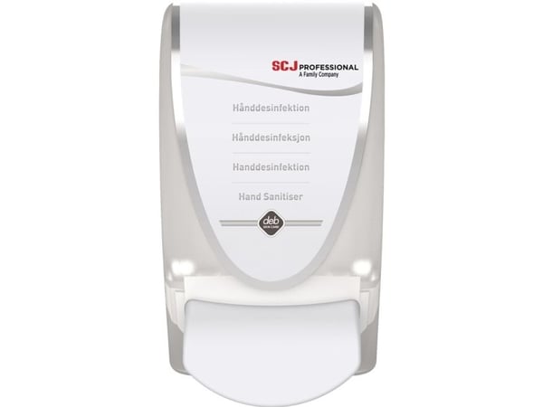 Dispenser, SCJ Professional, 1000 ml, hvit, hånddesinfeksjon, manuell, 0,7 ml per dosering