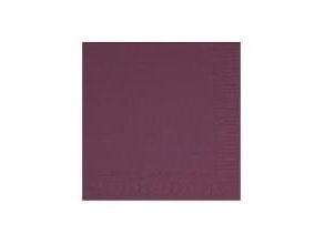 Kahvinserviisi, Duni, 3-kertainen, 1/4 taitettu, 24x24cm, luumu
