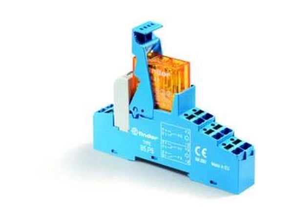 Finder 48.P5.7.024.0050 Relekomponentti Nimellisjännite: 24 V/DC Katkaisuvirta (max.): 8 A 2 x vaihtokytkin 1 kpl 1 kpl