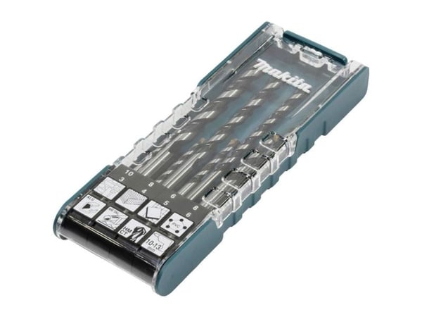 Makita - Borsett - 8 deler - 5 mm, 6 mm, 8 mm, 10 mm, 4 mm, 3 mm - rett - lengde: 75 mm, 85 mm, 100 mm, 120 mm, 150 mm, 70 mm