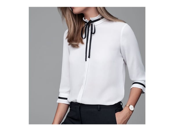 Daniel Wellington Classic Petite Melrose - Rannekello - kvartsikello - analoginen - ruusukulta - munankuori valkoinen