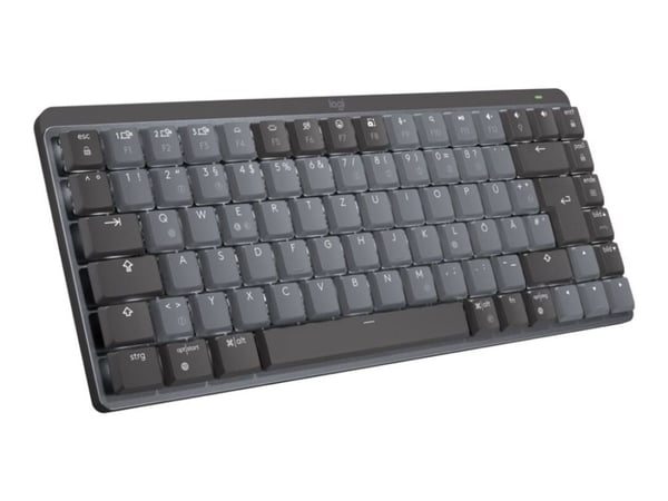 Logitech Master Series MX Mechanical Mini - Tastatur - bakbelysning - trådløs - Bluetooth LE - QWERTY - US International - tastsvitsj: Tactile Quie...