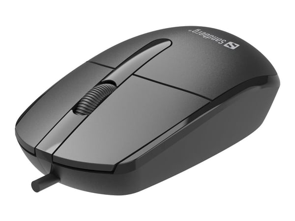 Sandberg - Mus - optisk - 3 knapper - kablet - USB Sandberg - Mus - optisk - 3 knapper - kablet - USB