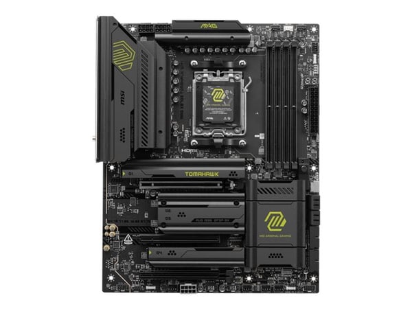 MSI MAG X870E TOMAHAWK WIFI - Hovedkort - ATX - Socket AM5 - AMD X870E Chipset - USB-C 3.2 Gen 2x2, USB-C 3.2 Gen2, USB 3.2 Gen 2, USB 3.2 Gen 1, U...
