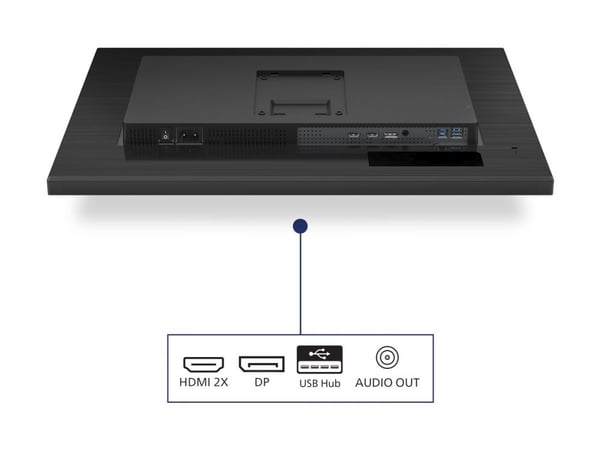 Philips 27B1N3800 - 3000 Series - LED-skjerm - 27" - 3840 x 2160 4K UHD (2160p) @ 60 Hz - IPS - 350 cd/m² - 1000:1 - 4 ms - 2xHDMI, DisplayPort - h...