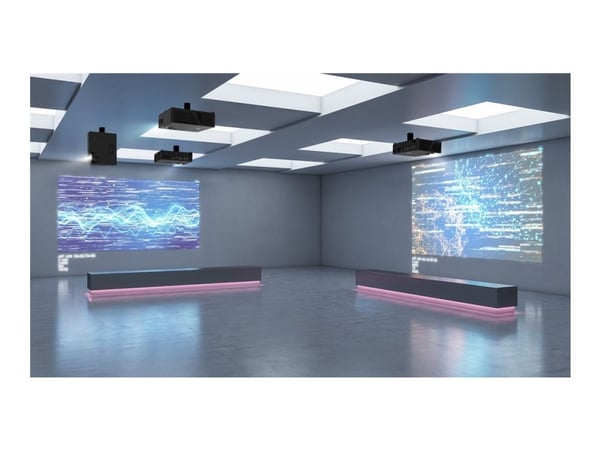 Optoma ZU507TST - DLP-projektor - laser - 3D - 5000 lumen - WUXGA (1920 x 1200) - 16:10 - kortkast fast linse - LAN - svart
