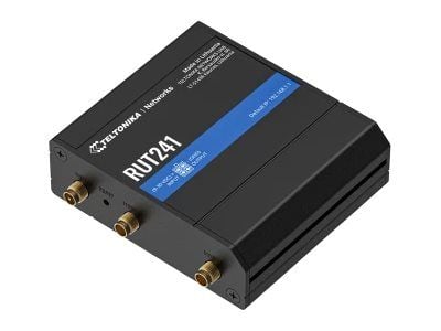 Teltonika RUT241 - Trådlös router - WWAN 2,4 GHz - 2G, 3G, 4G - DIN-skenmonterbar