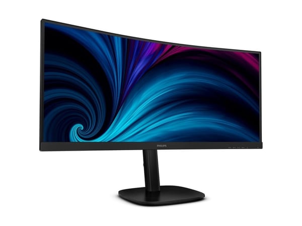 Philips 34B2U3600C - 3000 Series - LED-skjerm - kurvet - 34" - 3440 x 1440 WQHD @ 120 Hz - VA - 3500:1 - HDMI, DisplayPort, USB-C - høyttalere - te...
