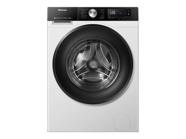 Hisense WD3S8043BW3 - Tvättmaskin/torktumlare - Wi-Fi - bredd: 59.5 cm - djup: 51 cm - höjd: 84.5 cm - frontmatad - 54 liter - 8 kg - 1400 rpm - vit