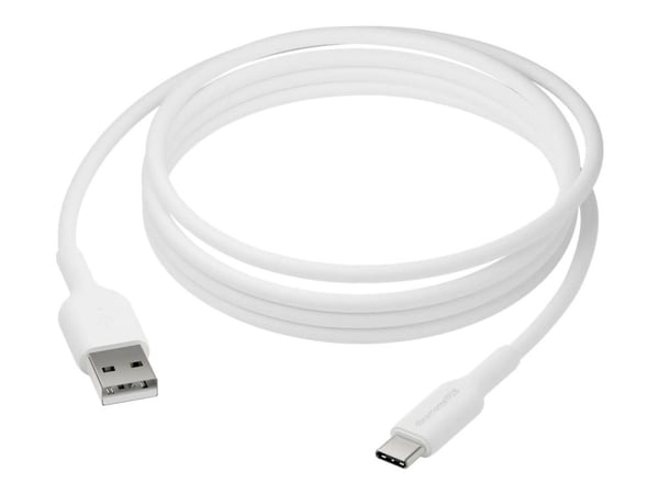 dbramante1928 re-charge - USB-kabel - USB-C hann til USB 2.0 A hann - 2 m - hvit - lade og synkronisere, braided, 100 % resirkulert plast