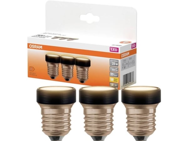 OSRAM 4099854340376 LED (RGB)-lampa EEK F (A - G) E27 3,5 W = 28 W Varmhvid (Ø x L) 35 mm x 45 mm 3 stk
