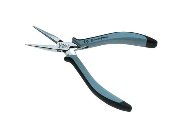 C.K Tools T3777D 150, Nåletang, Stål, Svart, Blå, 15 cm