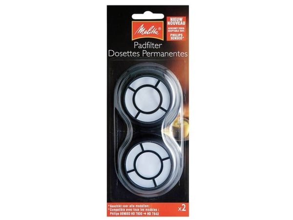 Melitta - Pad filter - til kaffemaskin (pakke med 2) - for Philips Senseo HD7800, HD7842