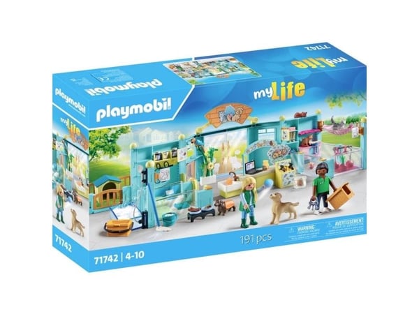 Playmobil 71742, Dyrehotell, 4 år, Flerfarget, Plast