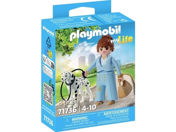 Playmobil PLM BUSINESS WOMAN MED DALMATIAN, 42,02 g