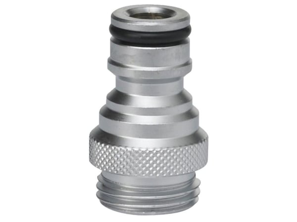 Adapter för Gardena, Vikan, 1/2", förkromad mässing
