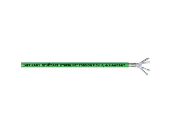 LAPP nätverkskabel 2170482/100 CAT 6A S/UTP 2 x 2 x 0.2 mm² grön 100 m