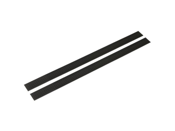 Reservremsor för foderhäck, Vikan, svarta, PA/polyester, för 25 cm foderhäck, set om 2.