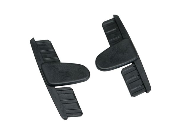 Endestykke til superior, Vikan, 9x3,5x1,3cm, sort