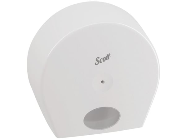 Dispenser, Kimberly-Clark Scott, 31,3x30,7x12,7cm, hvid, plast