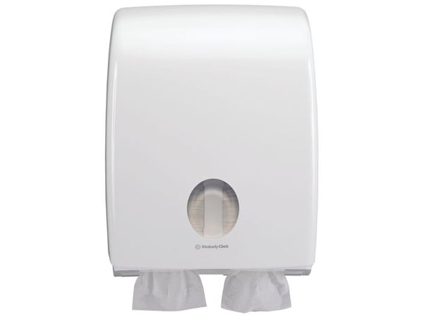 Kimberly-Clark Professional AQUARIUS High Capacity - Toalettpapirdispenser - plastikk - hvit